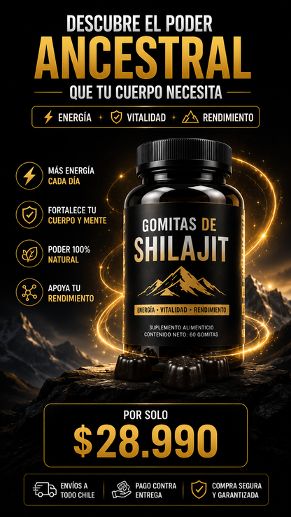 Gomitas de Shilajit
