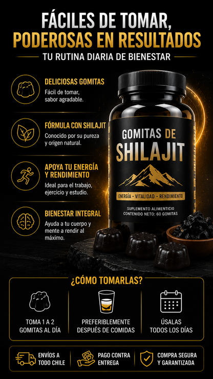 Gomitas de Shilajit