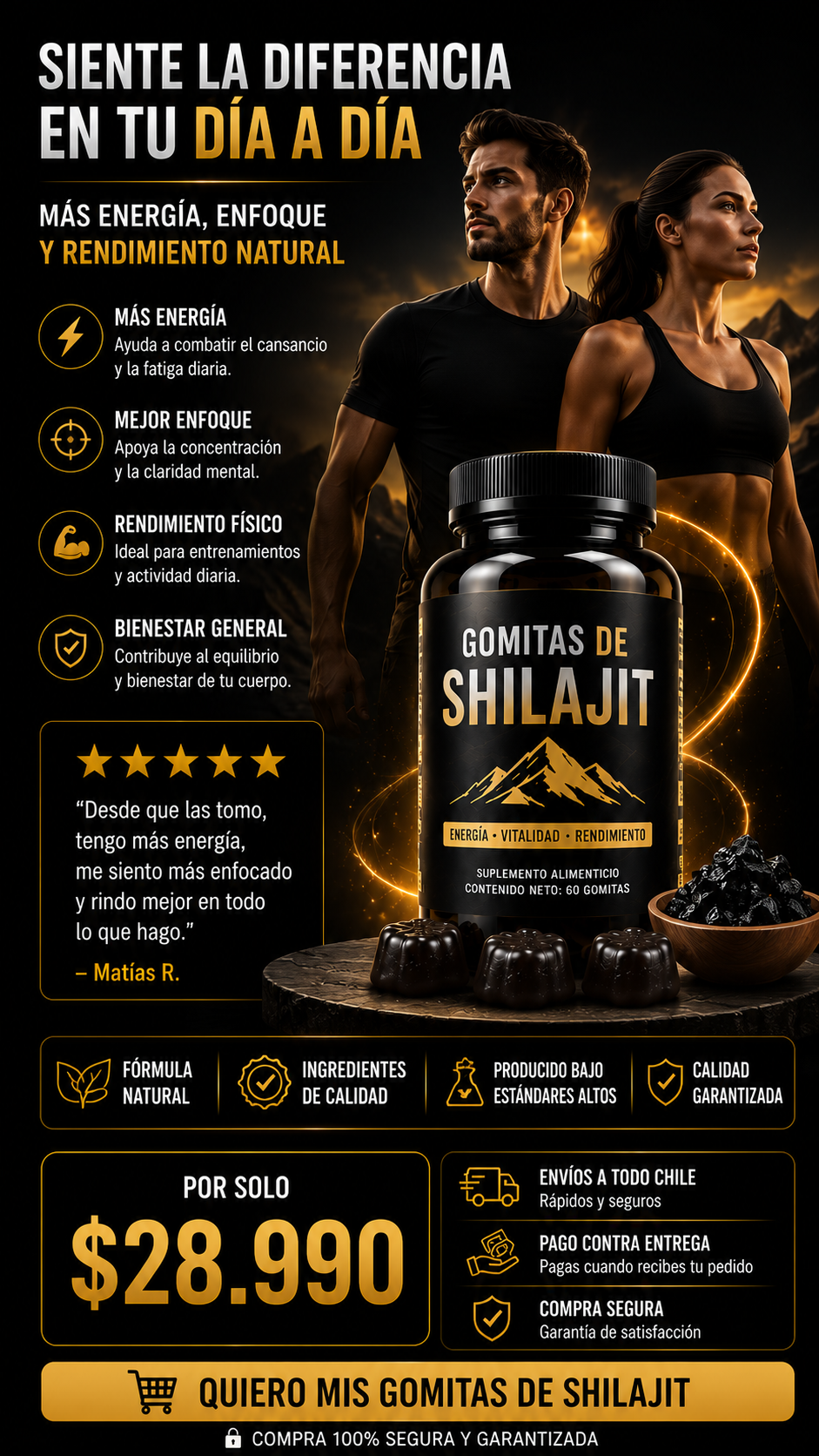 Gomitas de Shilajit