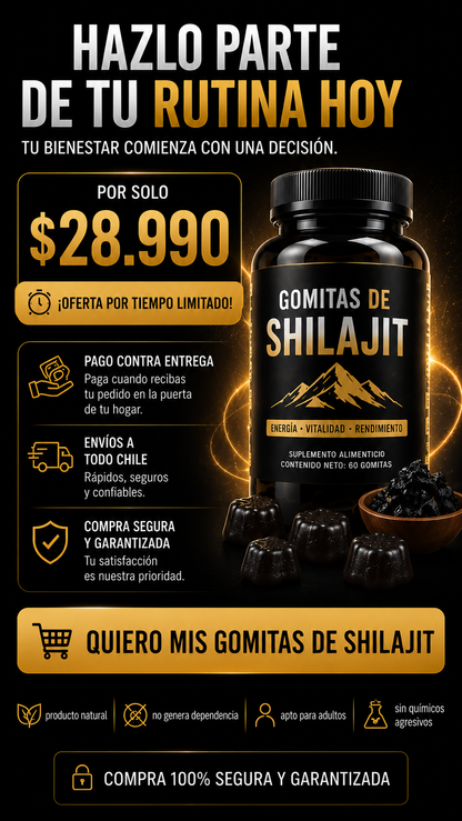 Gomitas de Shilajit